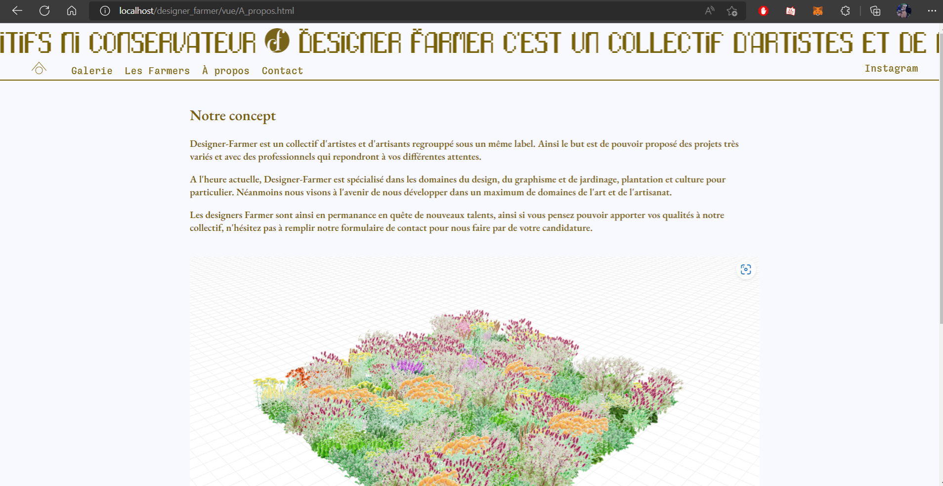 projet designer farmer